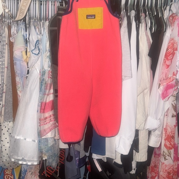 Patagonia Pink and Yellow Kids One Piece Bodysuit - Picture 2 of 3